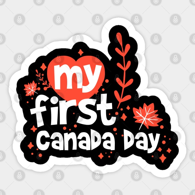 my first Canada day Sticker by tee4ever